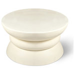 Meridian Furniture - Collins Aluminum Coffee Table, Cream - Indulge in the allure of the Cream Collins Coffee Table by Meridian Furniture. Its captivating design and luxurious Cream elevate any space with effortless elegance. Crafted with precision and durability in mind, this stunning piece becomes the focal point of gatherings, fostering moments of connection and warmth. Embrace sophistication and style with the Collins Coffee Table, a testament to exquisite taste and timeless beauty.