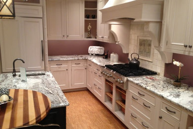 Elegant kitchen photo in Boston