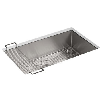 Kohler Strive 32" X 18-1/4" X 9-5/16" 1 Bowl Kitchen Sink w/ Accessories