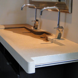 Integral Concrete Sinks - Bathroom Vanities And Sink Consoles
