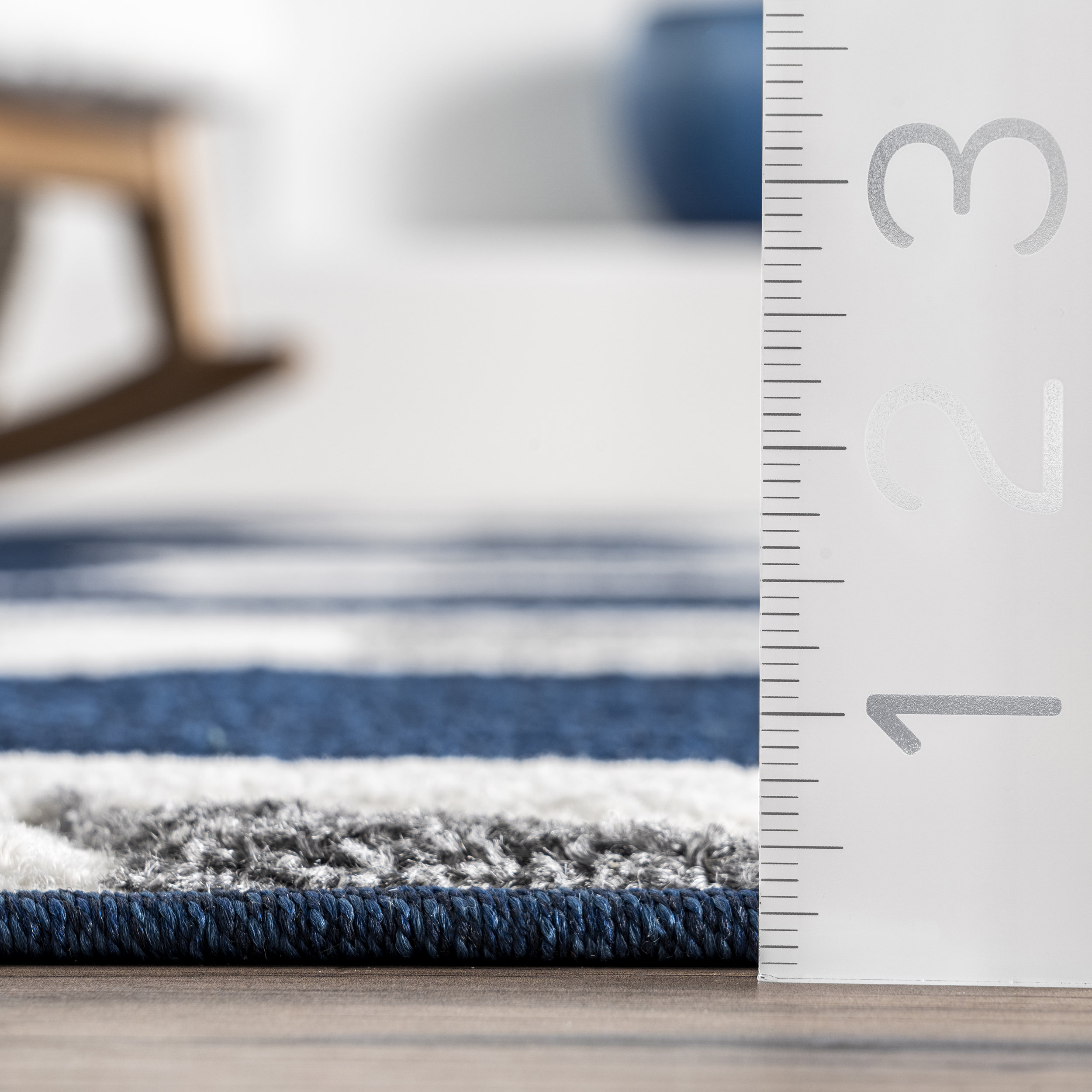 Nuloom Hand-Tufted Gabriela Area Rug, Navy 4'x6'
