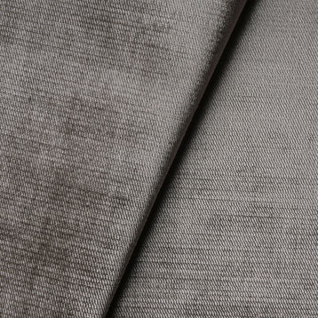 4"x4" Fabric Swatch Sample, Fungai Gray Velvet