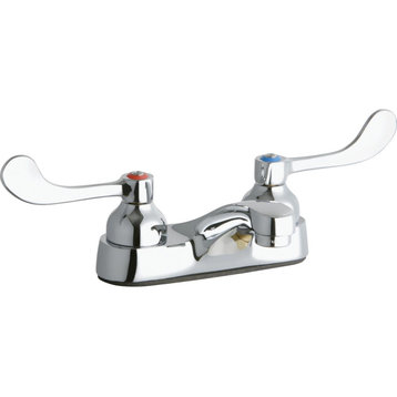 LK402T4 4" Centerset with Exposed Deck Faucet Integral Spout 4"