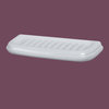 Shelf White Ceramic Long Bath Shelf 12 1/8" W X 5" Proj