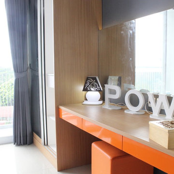 Interior Apartemen Dago Suite 1 Bed Room Harley Davidson