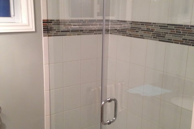 Example of a trendy bathroom design in Toronto