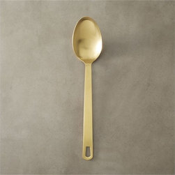 brushed gold spoon | CB2 - Products