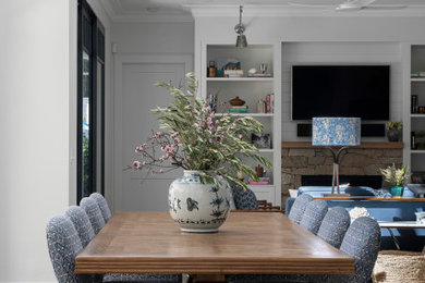 Traditional dining room in Brisbane.