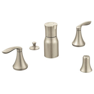 Moen Eva 2 Handle High Arc Bathroom Faucet Transitional Bathroom Sink Faucets By The Stock Market Houzz Moen Eva 2 Handle High Arc Bathroom Faucet Transitional Bathroom Sink Faucets By The Stock Market Houzz