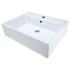 V2502 Porcelain Vessel Sink, White, Sink Only, No Additional Accessories