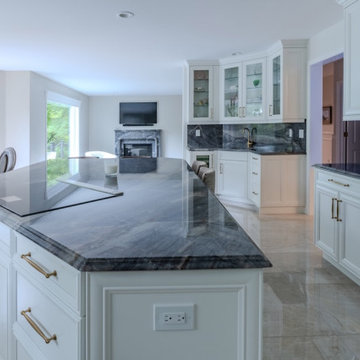 Zumaia Quartzite Kitchen - Dupont Edge
