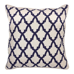Seraphina Navy Pillow - Decorative Pillows