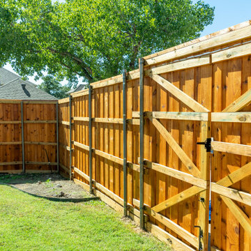 Las Colinas Clearspring Dr. South Fence Build