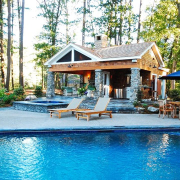Landscaping and Stonework Project in Massachusetts