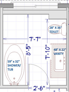 Need help with bathroom design