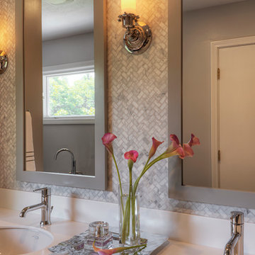 Calm and Contemporary Master Bath