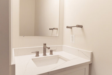 Example of a powder room design in DC Metro