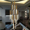 MIRODEMI® Manarola Long LED Spiral Chandelier, 8 Lights