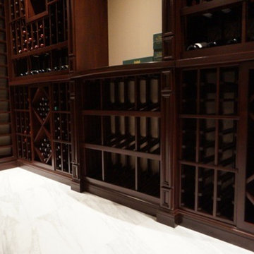 Yang- Dark Wood Wine Cellar
