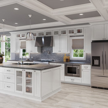 White Shaker Style Cabinets