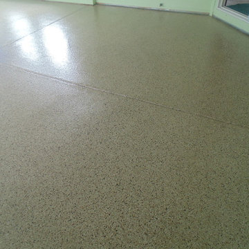 Parmer: Johnstown Enclosed Indoor Patio Epoxy in Johnstown, Colorado