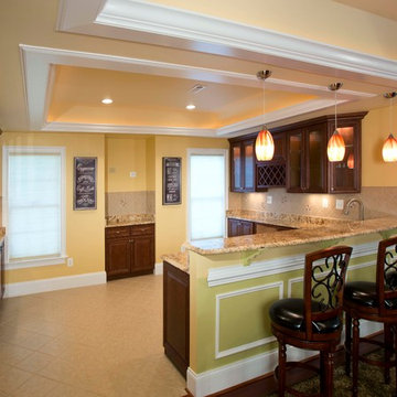 Movie Theatre Highlights Full Basement Remodel