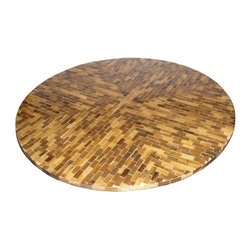 Round Bamboo Veneer Lazy Susan - Pantry And Cabinet Organizers