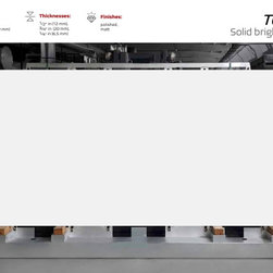 Solid Bright White - Large Format Slab - Kitchen Countertops