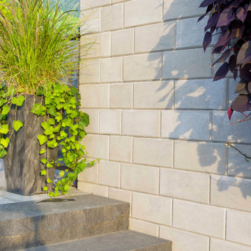 Backyard Garden Retaining Wall Project