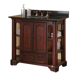 Avanity Vermont Mahogany Bathroom Vanity Combo 37 x 22 x 35 - Bathroom Vanities And Sink Consoles