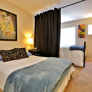 Black Hanging Room Divider Kit
