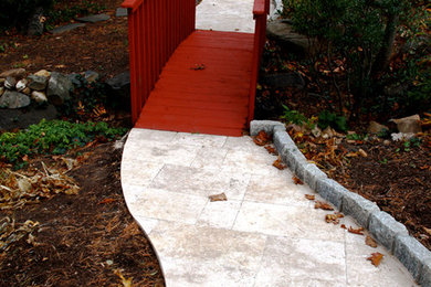 Walnut Travertine Walkway Project