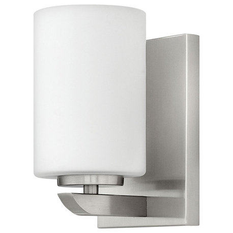 Hinkley Kyra Small Single Light Vanity, Brushed Nickel