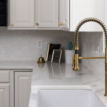Shell Penny Tile Kitchen
