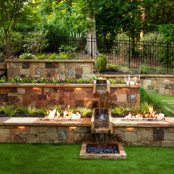 Outdoor water features