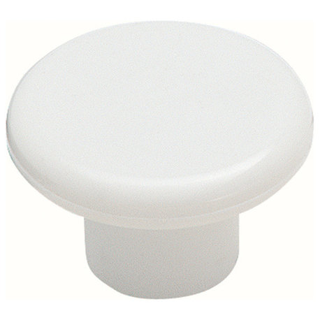 Amerock, Allison Value Hardware 1-1/4", 32mm, Knob, White