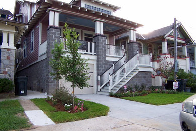 Inspiration for a craftsman exterior home remodel in New Orleans