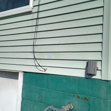Patch holes in Vinyl siding