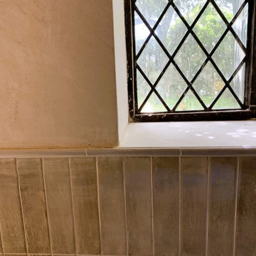 Accessible Bathroom in an Arts & Crafts Home - Wimbledon