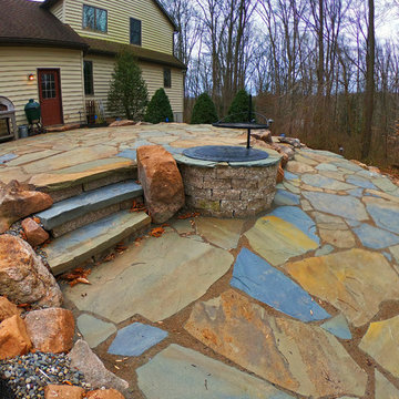 Natural Stone Backyard Makeover