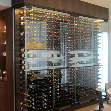 This Custom Wine Cellar became the Focal Point of a Dallas Home