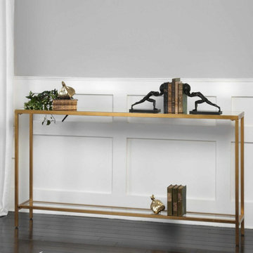 Modern Console Tables with Lucite