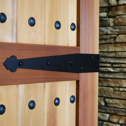 Hacienda Wood Gates - Home Fencing And Gates