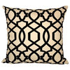 Sultana Latice Square 90/10 Duck Insert Throw Pillow With Cover, 20X20