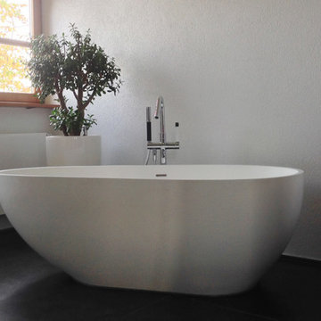 Badeloft Freestanding Bathtub 'BW-01-L' UPC Certified Stone Resin Matte or Gloss