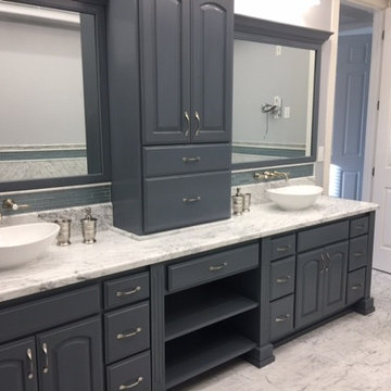 Carrara Marble Master Bath