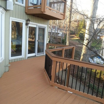 Moorseville, NC, deck makeover by Renew Crew!