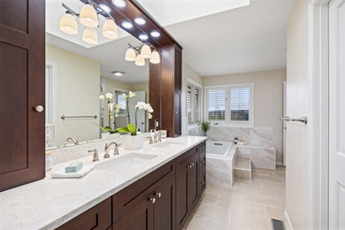 Soothing and Neutral Master Bathroom,