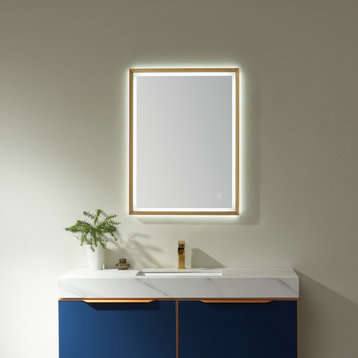 24'' Rectangle LED Lighted Accent Bathroom/Vanity Wall Mirror