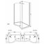 Pacific Curved Walk-In Shower Enclosure With Polished Chrome Frame